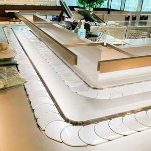 سعر المصنع نظام حزام ناقل السوشي حزام ناقل السوشي الدوار المستخدمة في صناعة المطاعم - Product Image 6