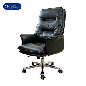 Luxury Manager's Executive <b>Office</b> Recliner Modern Mesh <b>Chair</b> High Back Swivel Tilt Black Synthetic Leather Lounge <b>Chair</b> - Product Image 6