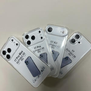 Custodia Protettiva Trasparente per <span class=keywords><strong>iPhone</strong></span> 17 Pro MAX e <span class=keywords><strong>iPhone</strong></span> 17 Air, Cover Antiurto Sottile, Protezione Sottile in TPU Trasparente - Product Image 3