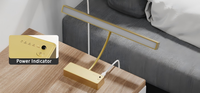 Lampe LED murale moderne et minimaliste pour miroir de salle de bain, rechargeable, éclairage décoratif pour tableaux et maquillage, idéale pour les murs longs