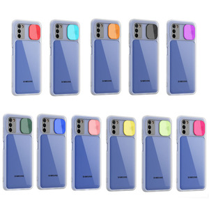 Étui de téléphone portable pour caméra Samsung S21 FE A02S, coque en cuir trempé avec surface arrière pour objectif coulissant, pour galaxy A03S - Product Image 6