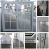 Ventanas y Puertas Corredizas de Doble Vidrio Upvc, Venta de Fábrica, Ventana Corrediza de Plástico con Marco a Bajo Precio
