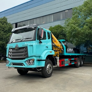 Camion de dépannage 6x4, 8 tonnes, Sinotruk Howo, plateau, grue, de haute qualité, 4x2, un dépanneuse pour deux véhicules - Product Image 3