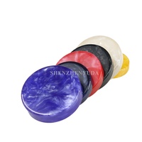 Pièces de backgammon Jetons nacrés en résine personnalisés 44.5mm Dames classiques durables pour jeu de backgammon