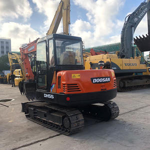 Gebruikte Doosan Dh55 Minigraafmachine 5.5ton Originele Motor Compact Ontwerp Zero Tail Swing Tweedehandsmachine In Goede Staat - Product Image 2