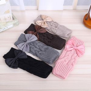 Gants pour femmes élégants, chauffe-mains d'hiver, mitaines en fausse laine tricotées au crochet, gants chauds sans doigts pour femmes - Product Image 6