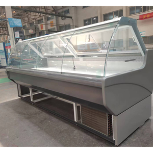 Deli Display Cooler Case Refrigerador Gabinete Carnicería Puerta de vidrio Mostrador de servicio Refrigerador de carne - Product Image 1