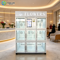 Distributeur automatique de fleurs à température réglable pour complexe de loisirs