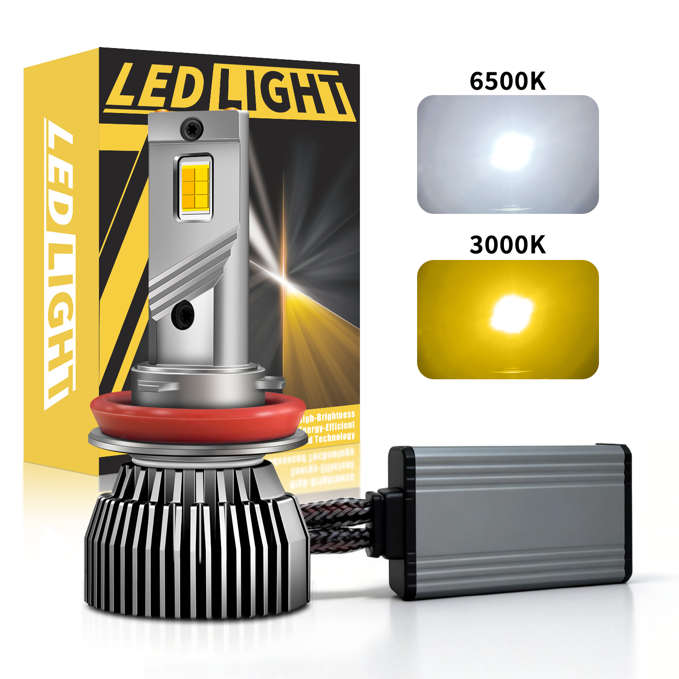 Dual Color(please purchase 2 pcs bulbs as 1 pair)