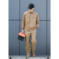 Combinaison de travail pour homme, respirante, multi-poches, légère et confortable, idéale pour l'été