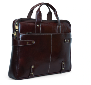 Premium Quality Genuine <b>Leather</b> <b>Laptop</b> <b>Bags</b>-Fashionable Design for Work and Office Use - Product Image 2