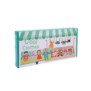 Puzzle en <span class=keywords><strong>bois</strong></span> de gros pour jeux de déguisement et de change de vêtements, avec cartes, pour développer la capacité esthétique des enfants - Product Image 6