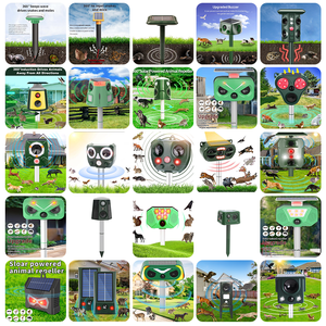 <span class=keywords><strong>Répulsif</strong></span> Solaire Ultrasonique 360 Degrés SAIJZEK en Gros pour Animaux : Oiseaux, Chiens, Chats, Singes, Cerfs, Souris - Product Image 2