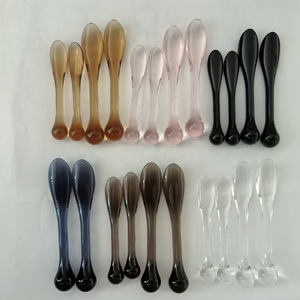Espátula para Mantequilla Corporal y Facial de Plástico con Logotipo Personalizado, Bajo MOQ, Azul, Rosa, Morado, Blanco, Transparente, Negro, la Más Barata - Product Image 1