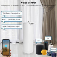 LifeLibero Tuya - Controlador de Cortinas Inteligentes WiFi, Motor Automático, Control por Voz a través de la Aplicación, Compatible con Alexa y HomeKit para el Hogar y la Oficina