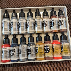 17ml Hobby Model <span class=keywords><strong>Peinture</strong></span> Fournitures Multicolore Modèle Air <span class=keywords><strong>Peinture</strong></span> Métallique Set 16 Couleurs - Product Image 4