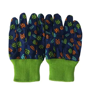 In Stock Kids Safety Cotton Gardening Gloves For Children