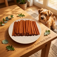 Bâtonnets de poulet pour chiens, fabrication OEM/ODM, à base de poitrine de poulet, glycérine, haute teneur en protéines, sans céréales, pour digestion sensible et dressage
