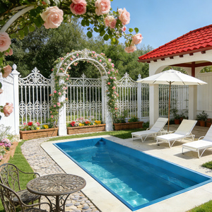 Piscine prête à l'emploi, mini piscine, acheter une piscine, piscine pour la famille, piscine avec cascade, piscine familiale - Product Image 4