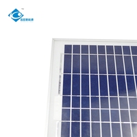 Mini panneaux solaires, chargeur d'alimentation 18V, panneaux photovoltaïques solaires personnalisés 18W, panneaux solaires mono en aluminium, ZW-18W-18V