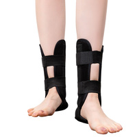 Attelle de cheville en néoprène avec plaque d'acier, compatible chaussure, réglable S/M/L, pour la course, le football, le basketball et les sports de plein air