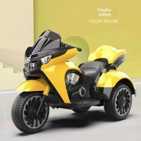 Tricycle Électrique pour Enfants, Moto Jouet, Voiture pour Garçons et Filles, Siège pour Deux Enfants, Batterie Rechargeable, Matériau PE, Modèle