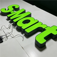 Letras de Canal LED 3D Personalizadas, Acero Inoxidable, IP54 Impermeable, Multicolor, Letrero Luminoso para Negocios, Decoración Luminosa para Exteriores