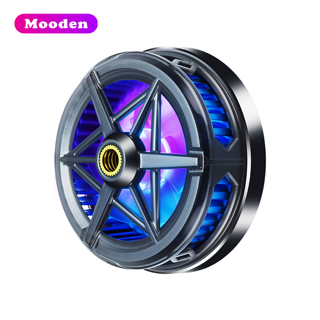 S6X Magnetic Gaming Phone Cooler Semiconductor Refrigeration 5000RPM ABS Aluminum Alloy Ice Porcelain Lightweight Mobile Phone