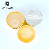 Bouchons à vis en aluminium anodisé or et argent, type disque, avec couvercles plats en plastique anti-déversement, faciles à ouvrir, pour remplacement de bouchons de bouteilles