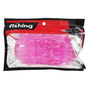 Señuelo de gusano de TPR suave de 65 mm y 1.3 g, paquete de 10 para pesca de lubina en agua dulce - Product Image 1