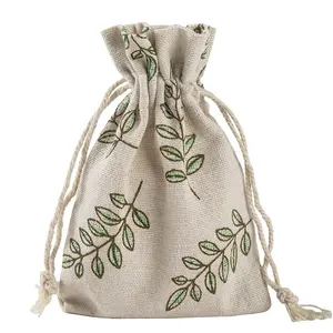 Wholesale eco friendly drawstring bag with cotton canvas material