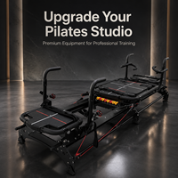 Machine de Pilates Mega Reformer Commerciale pour Entraînement Complet du Corps et Renforcement Musculaire, Équipement Professionnel pour Studio de Fitness OEM