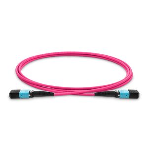 Câble de brassage <span class=keywords><strong>fibre</strong></span> optique MPO <span class=keywords><strong>RJ45</strong></span> 12 fibres femelle 400G 200G 100G 40G OM4 50/125 Multimode pour centre de données Ethernet Trunk 6C-MTP-1 - Product Image 3