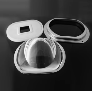 Lente de Vidrio LED COB de Alta Calidad de 140*110 Grados, Ángulo de Haz Amplio de 107 mm, con Lente Óptica de Vidrio Plano Convexo de Acero Inoxidable - Product Image 4