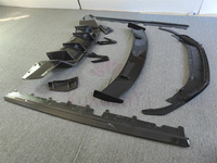 Pour la nouvelle Audi R8 kit carrosserie en fibre de carbone kit carrosserie lèvre avant jupe latérale diffuseur arrière aileron arrière pare-chocs avant évent