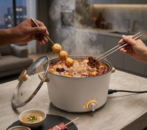 Olla Eléctrica Portátil con Temperatura Ajustable de 100-120V - Product Image 4