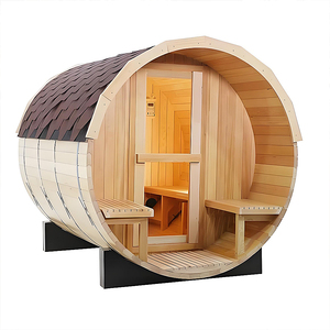 20 Năm Nhà Cung Cấp Chất Lượng Cao Giá Rẻ Giá Tắm Hơi Thùng Gỗ Tuyết Tùng Hộp Tắm Hơi Cho 1-6 Người - Product Image 6