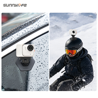 Support de casque magnétique flexible et adhésif Sunnylife à dégagement rapide pour caméra d'action Insta360 GO Ultra
