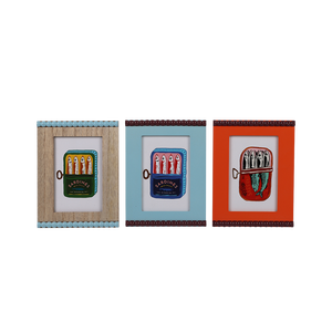 Ensemble de 3 cadres <span class=keywords><strong>photo</strong></span> <span class=keywords><strong>d</strong></span>écoratifs à bords perlés colorés pour mur et table - Product Image 1