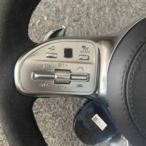 Para <span class=keywords><strong>Mercedes</strong></span> Benz AMG volante clase C W204 C63 W212 W218 W207 W172 S superventas volante de fibra de carbono - Product Image 2