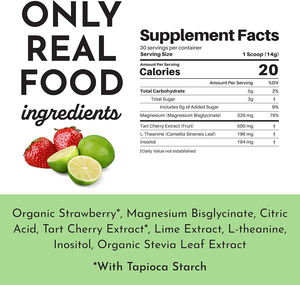 Magnésium et L-théathione de haute qualité, marque privée, relaxant nocturne, naturel, réduit le stress et aide au sommeil, poudre - Product Image 2