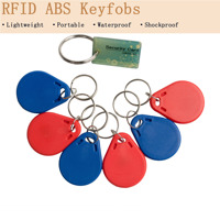 Mini porte-clés RFID ABS |   Étiquettes NFC ABS réinscriptibles 13,56 MHz avec puce 1K pour contrôle d'accès |   Étiquettes intelligentes étanches pour clés