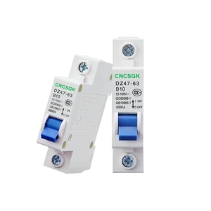 Cncsgk מפסקים מעגל מיניאטורי DZ47-63 1p 2p 3p 4mcb מתג 6-63a 250v-1000v תקן IEC60898-1 v - Product Image 2