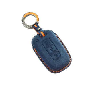 เคสป้องกันกุญแจรถทำจากหนังพวงกุญแจไฮเอนด์อุปกรณ์เสริมรถยนต์หลายรุ่นรวมถึงการเน้นข้อความ Magicocase 71สี - Product Image 1