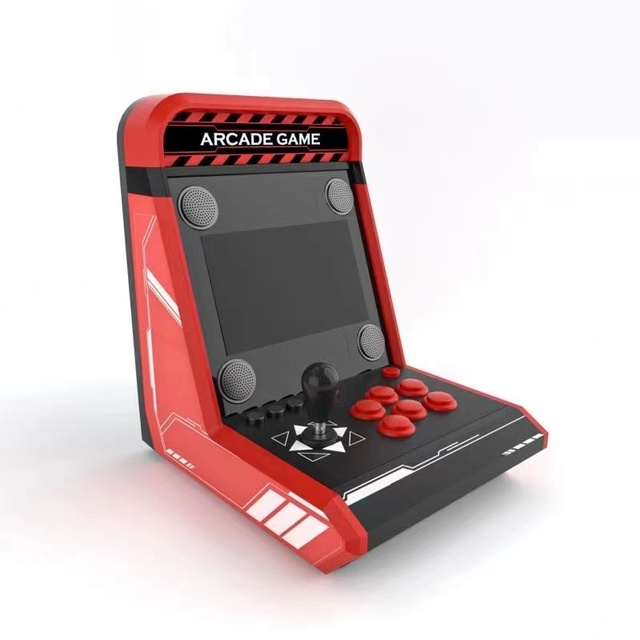 Riteng Arcade Cabinet Panel Coin Operated Games 2 Players Arcade Kit Mini Bartop