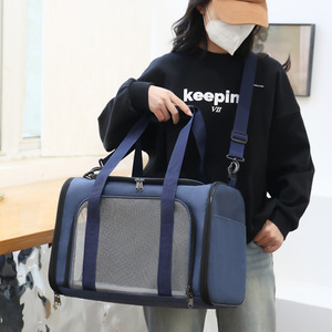 <span class=keywords><strong>Sac</strong></span> pour chat de haute qualité à bas prix avec fenêtre transparente <span class=keywords><strong>sac</strong></span> de transport pour animaux de compagnie approuvé par la compagnie aérienne chats boîte de transport payer Cach fermeture éclair voyage pour animaux de compagnie - Product Image 6