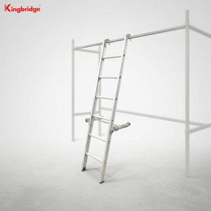 Échafaudage d'accès pliable en aluminium haute résistance avec design traditionnel pour utilisation extérieure en appartement, hauteur 5m - Product Image 5