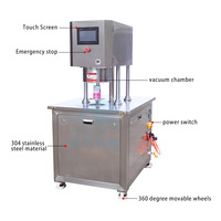 Machine de scellage semi-automatique sous vide à l'azote pour boîtes alimentaires, machine de scellage pour boîtes de conserve de sauce tomate, largement utilisable