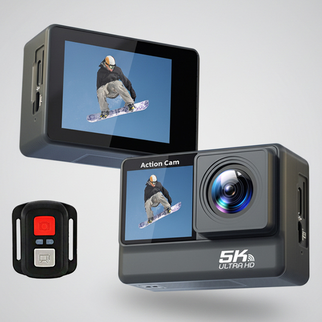 New F306AAR 5K Digital Camera With Dual Screen Anti Shake 4X Zoom Video Recording Portable Wifi Action Camera for Photography
