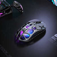 GravaStar Mercury X Pro 8KHz Tri-Mode Wireless Gaming Mouse PAW3950 32K DPI 49g Magnesium Hollow 110 Jam GLOWSYNC RGB